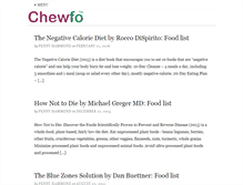 Tablet Screenshot of chewfo.com